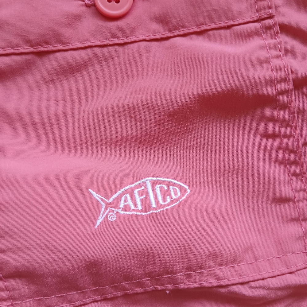 AFTCO pink womens fishing shorts size 27